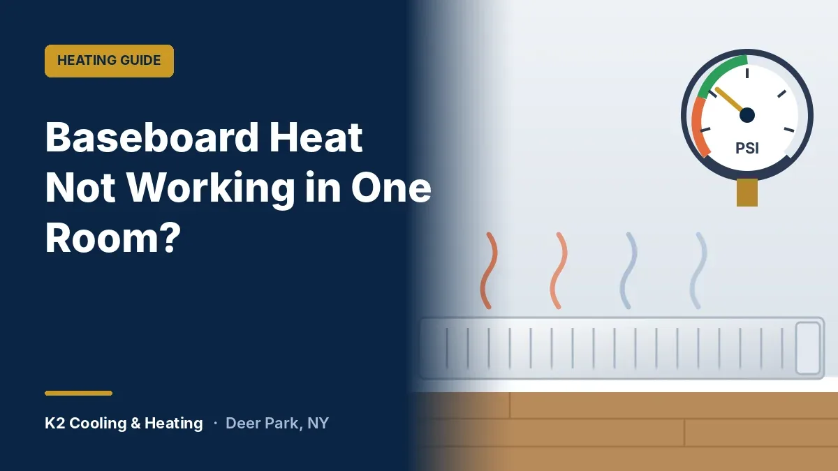 Baseboard Heat Not Working in One Room? Air, Boiler Pressure and Zones Explained