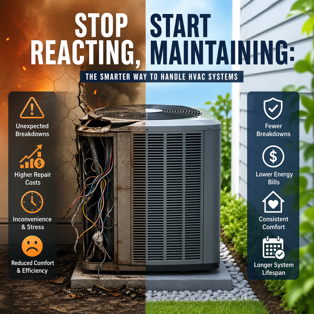 Stop Reacting, Start Maintaining: The Smarter Way to Handle HVAC Systems