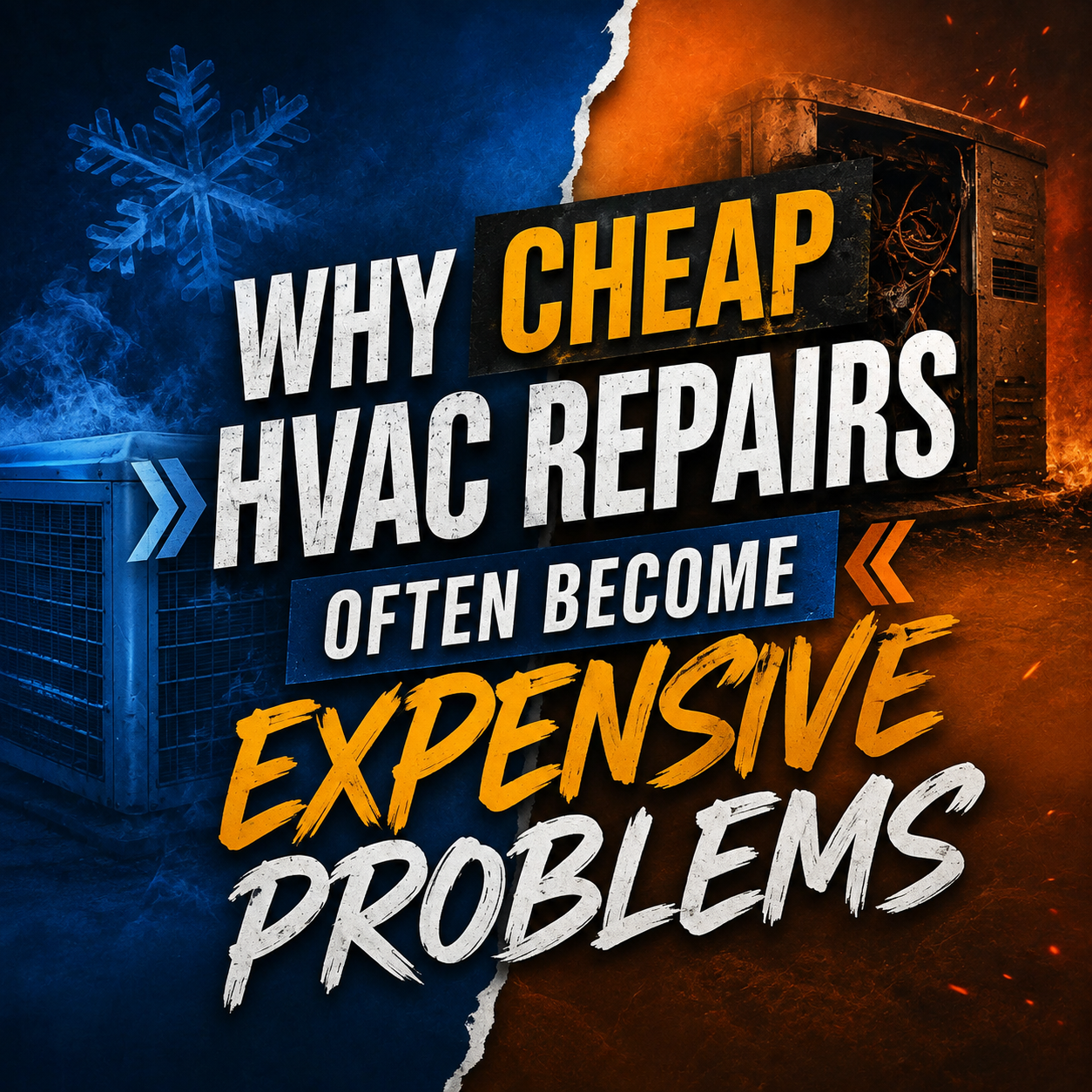 Why Cheap HVAC Repairs Often Become Expensive Problems